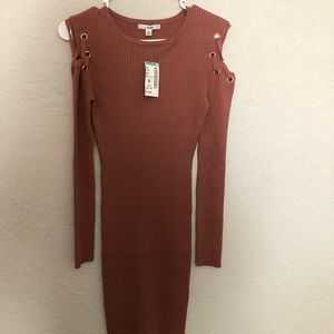 Papaya Tan Dress